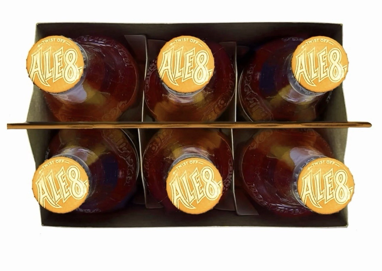 Ale 8 One Orange Cream Soda Pop 6 Glass Bottles Guaranteed Fresh Winchester Ky