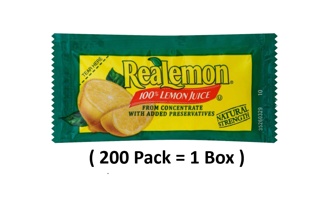 ReaLemon Lemon Juice Packets – 4 gram (200 ct.)