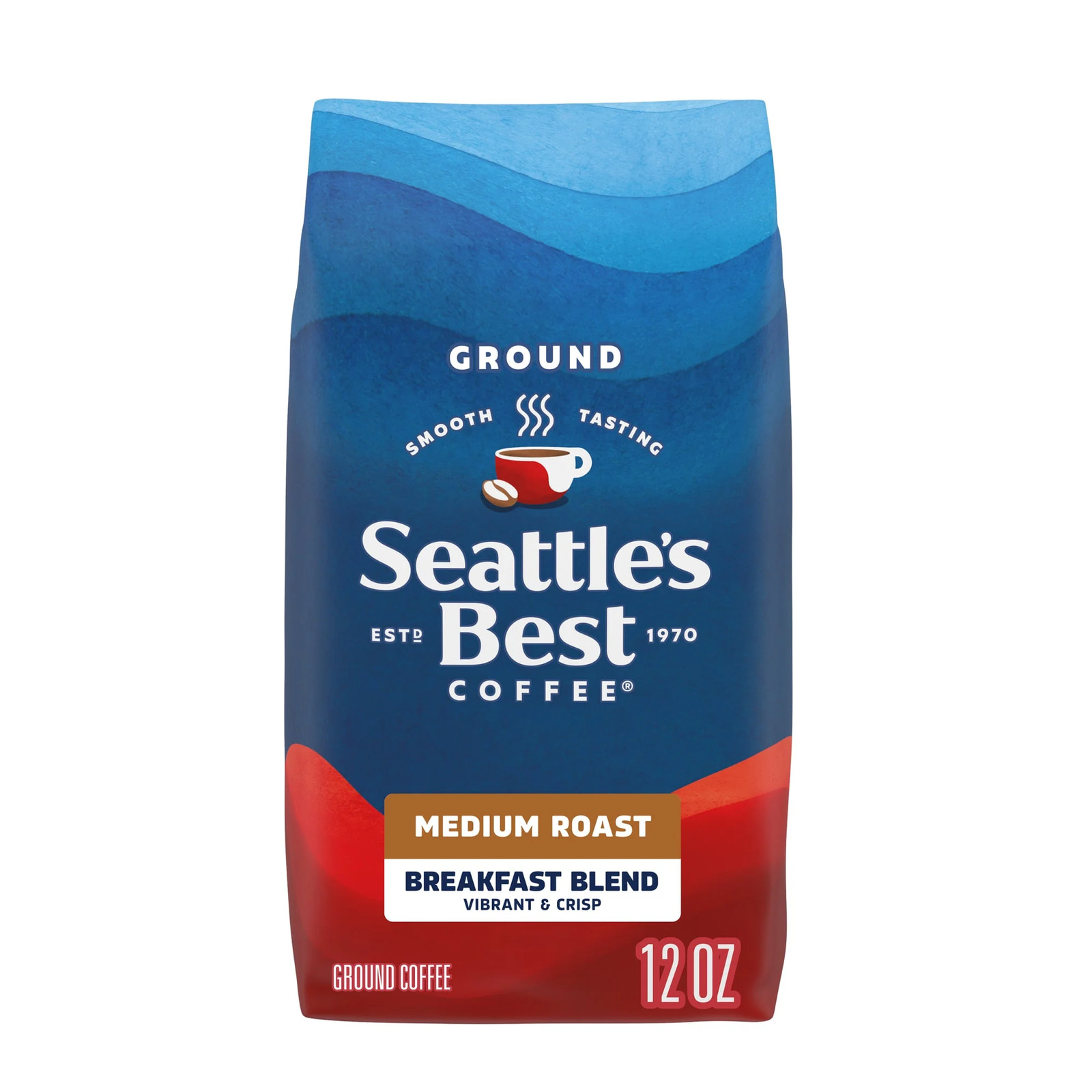 Seattle’S Best Coffee, Post Alley, Dark Roast, Ground Coffee, 100% Arabica, 12
