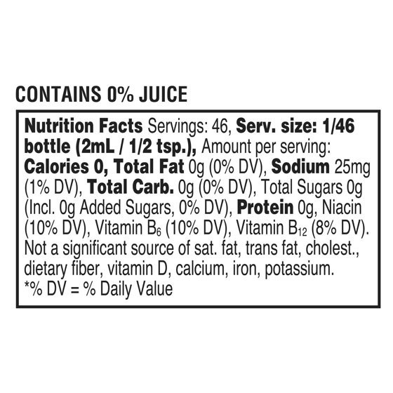 (2 pack) Great Value Orange Blast Water Drink Enhancer, 3.11 fl oz Bottle