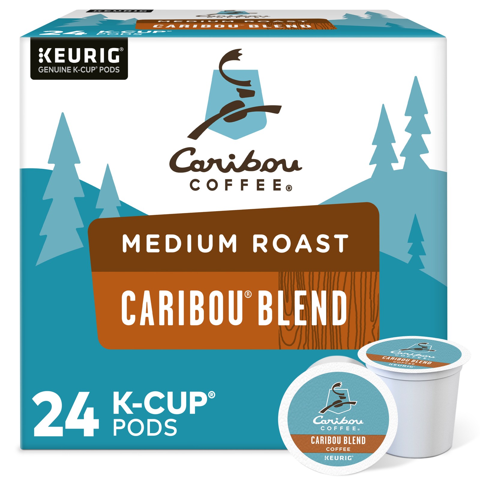 Caribou Coffee Caribou® Blend Coffee K-Cup® Pods Box 24 Count – Keurig® Single