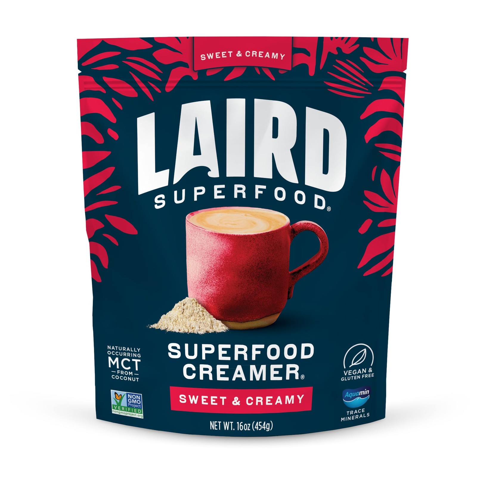 Laird Superfood Non-dairy Superfood Creamer – Coconut Powder Coffee Cr