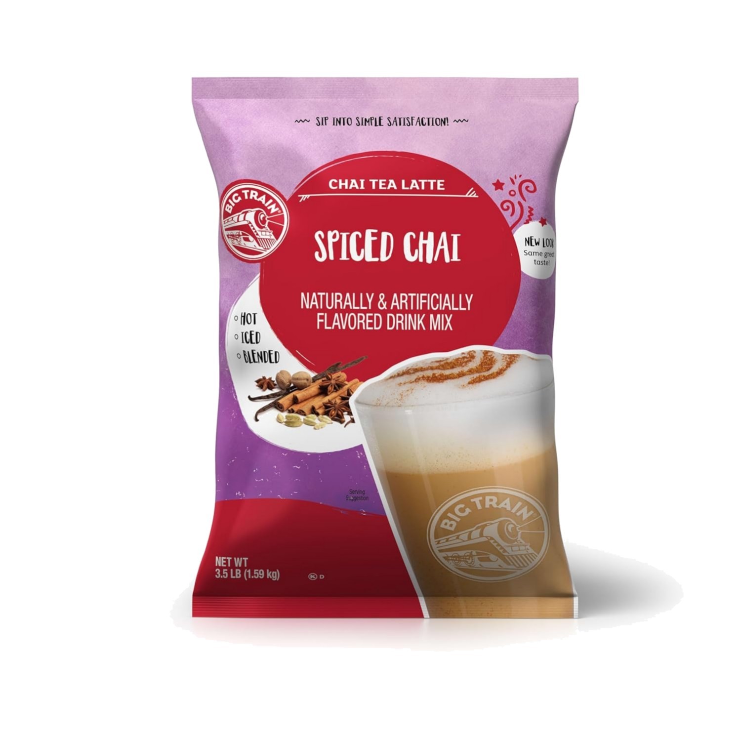 Versatile Spiced Chai Latte Powder – 56 Ounce Pack for Cozy Drinks Anytime