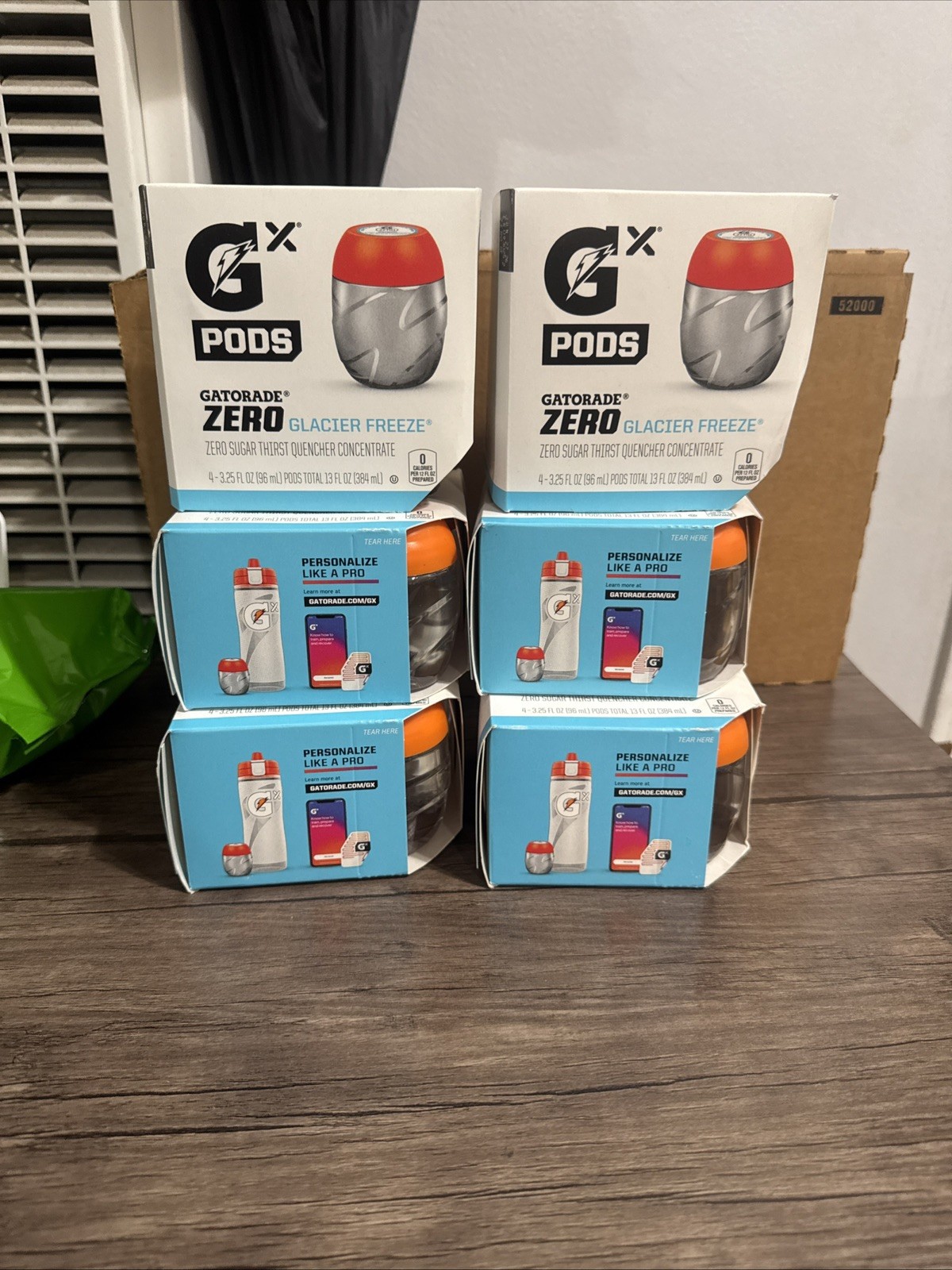 Gatorade Zero Glacier Freeze Energy & Fitness Drink Pods 4-Pack Zero Sugar 06/26