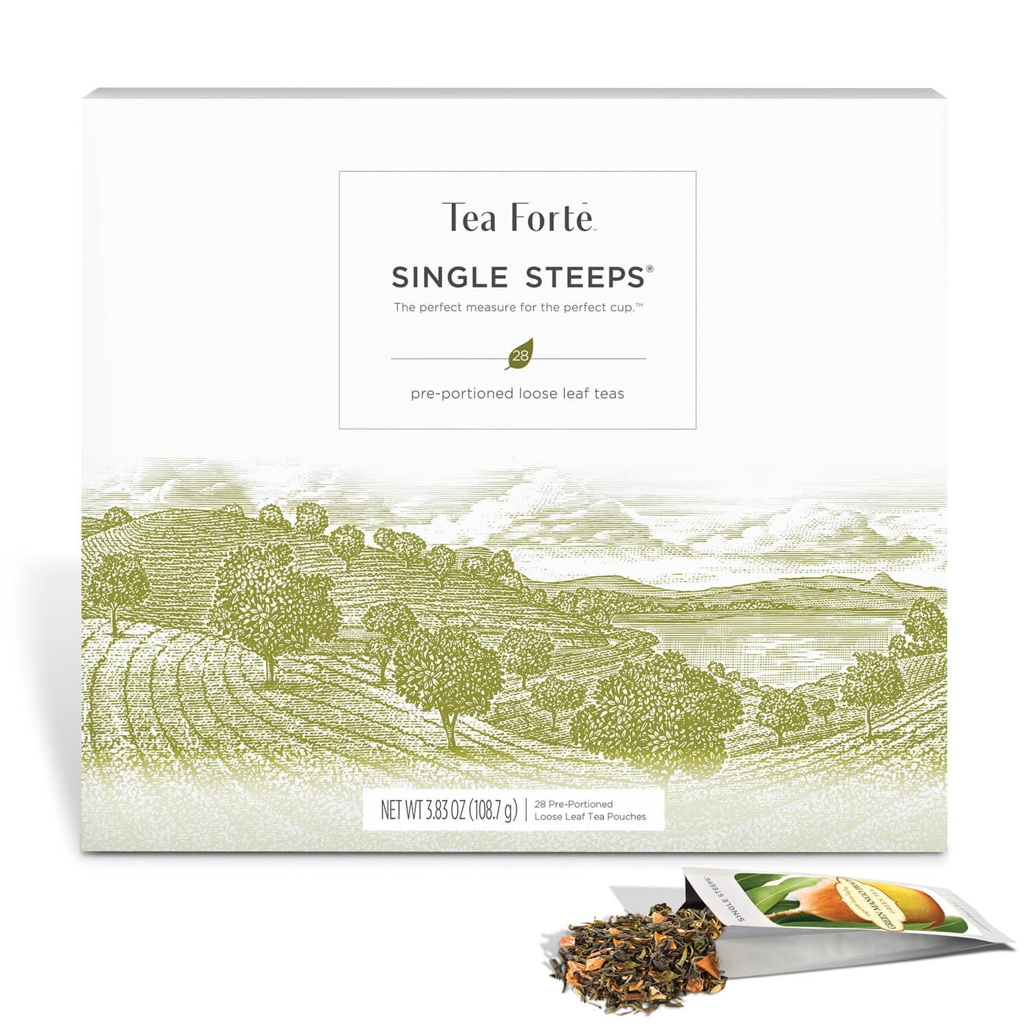 Single Steeps Tea Sampler, Classic Tea, 15 Pouches