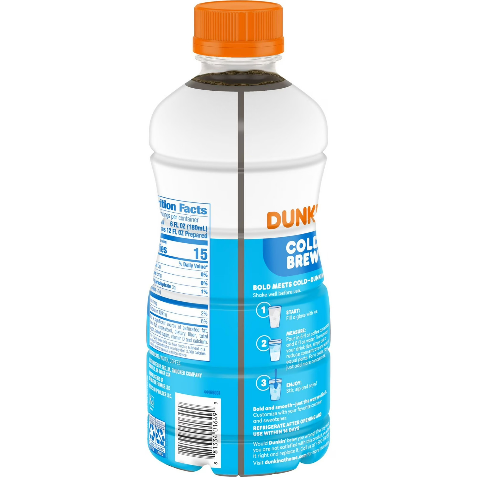 DUNKIN’ COLD BREW COFFEE CONCENTRATE, 31 OZ FREE & FAST DELIVERY