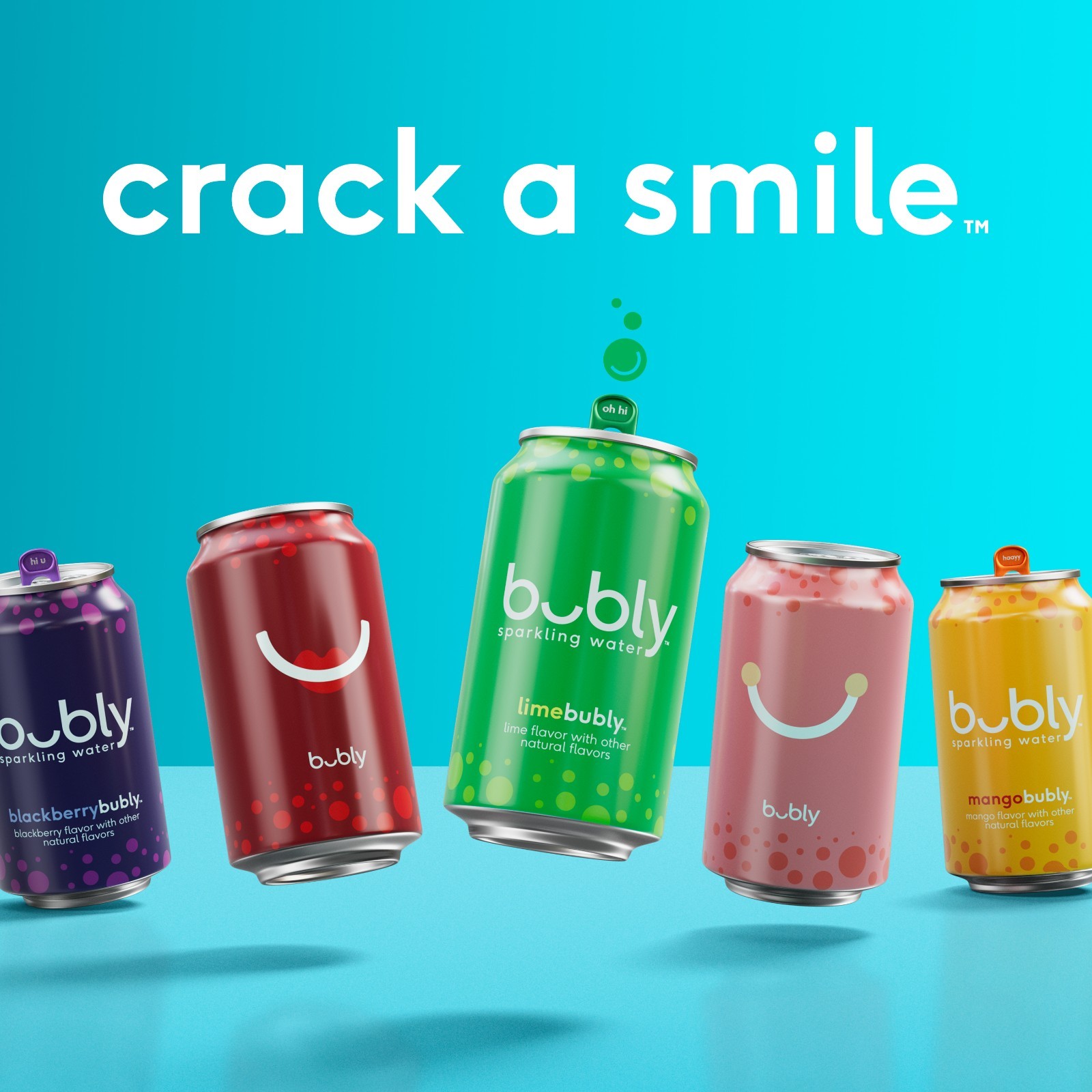 bubly Blackberry Sparkling Water, 0 Sugar & Calories, 8 Pack