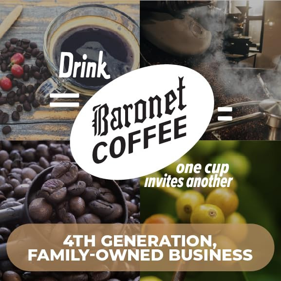 Baronet Coffee Pod Dark Kenya AA-54 Pods Single Cup for Senseo Coffee Machine