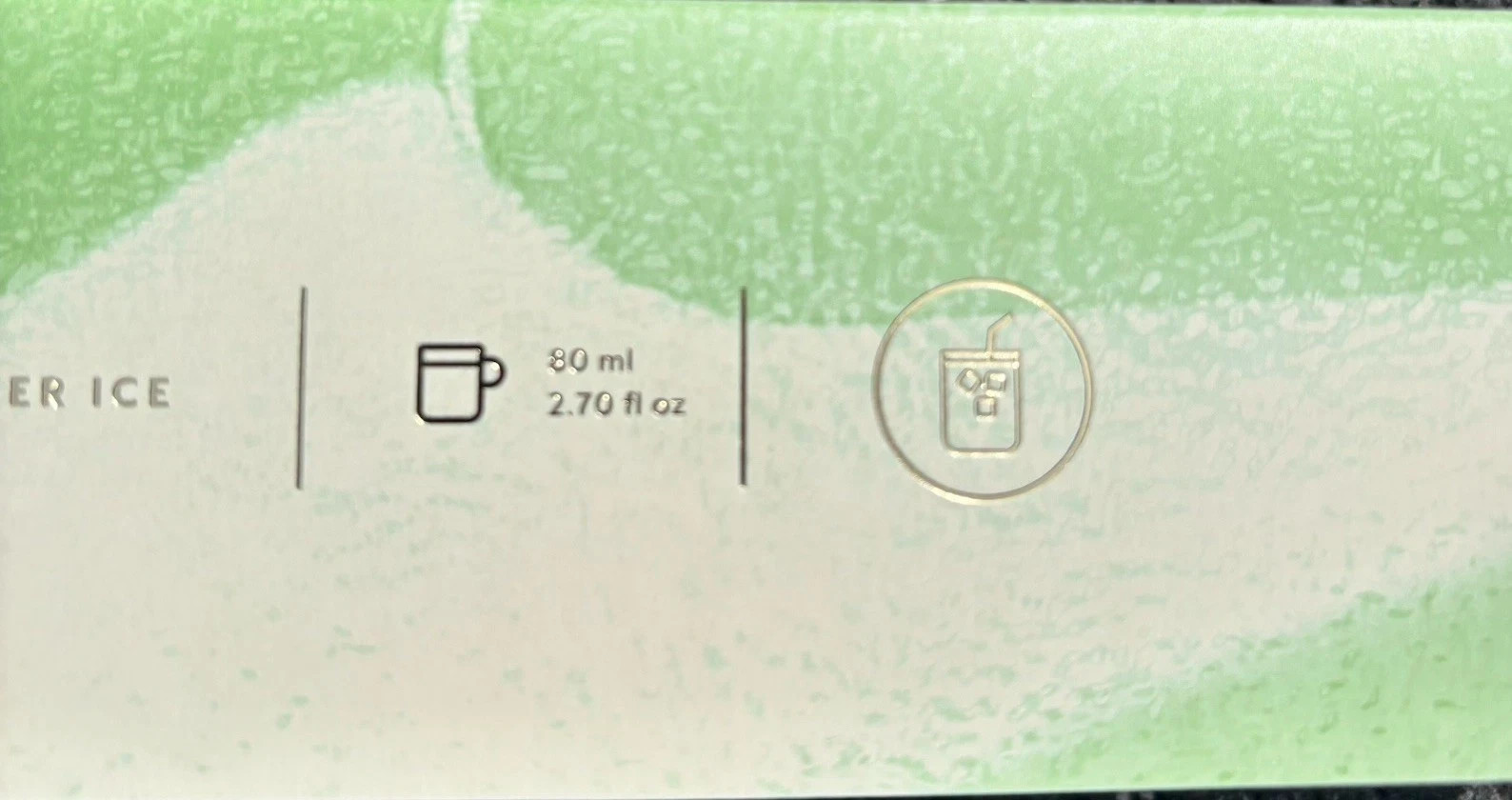 Nespresso Vertuo Pistachio Vanilla Over Ice Double Espresso Pods 60ct/6 sleeves