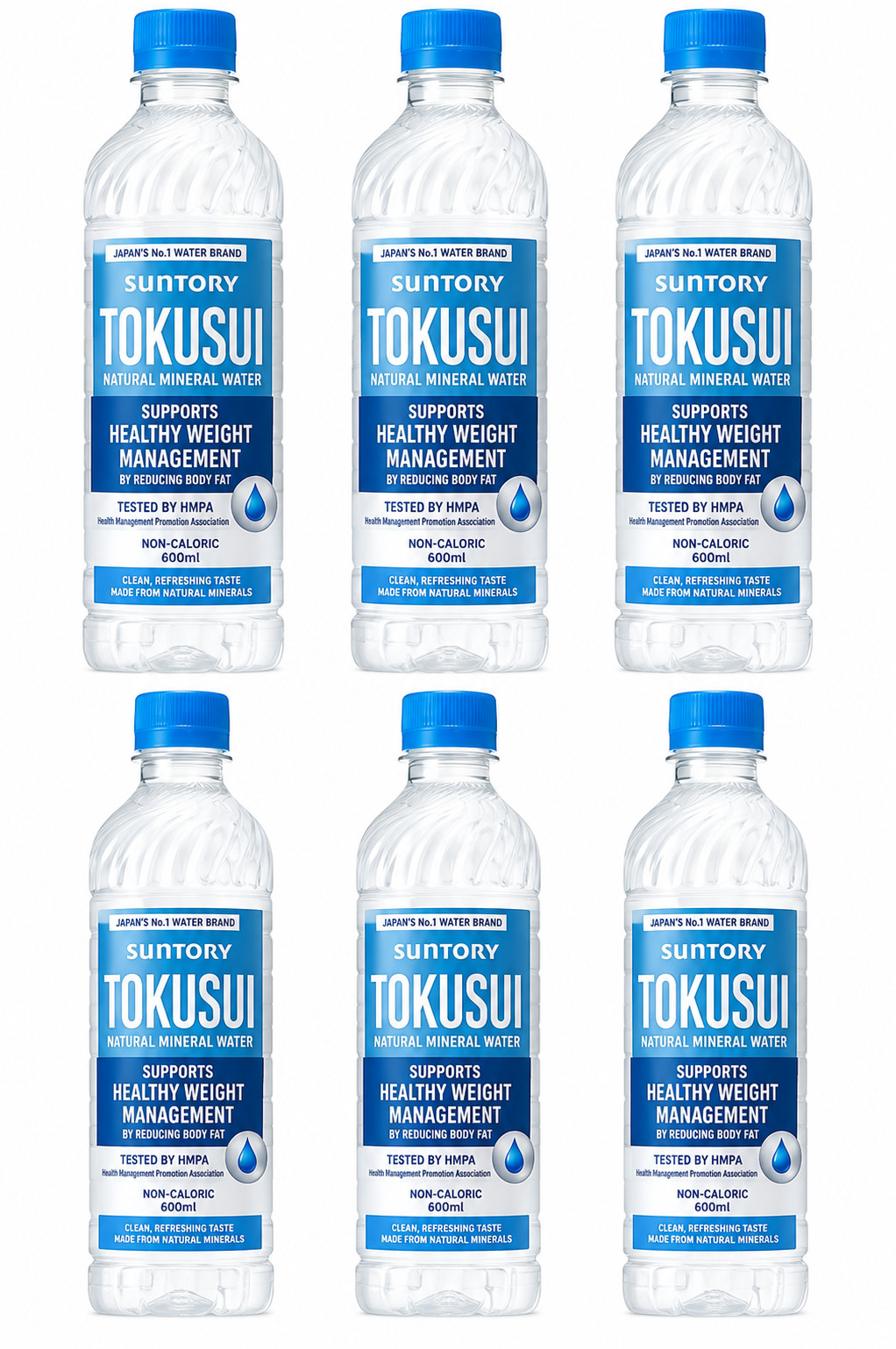 Suntory Tokusui 600ml x 6pk Reduces Visceral Fat Functional Japan Mineral Water