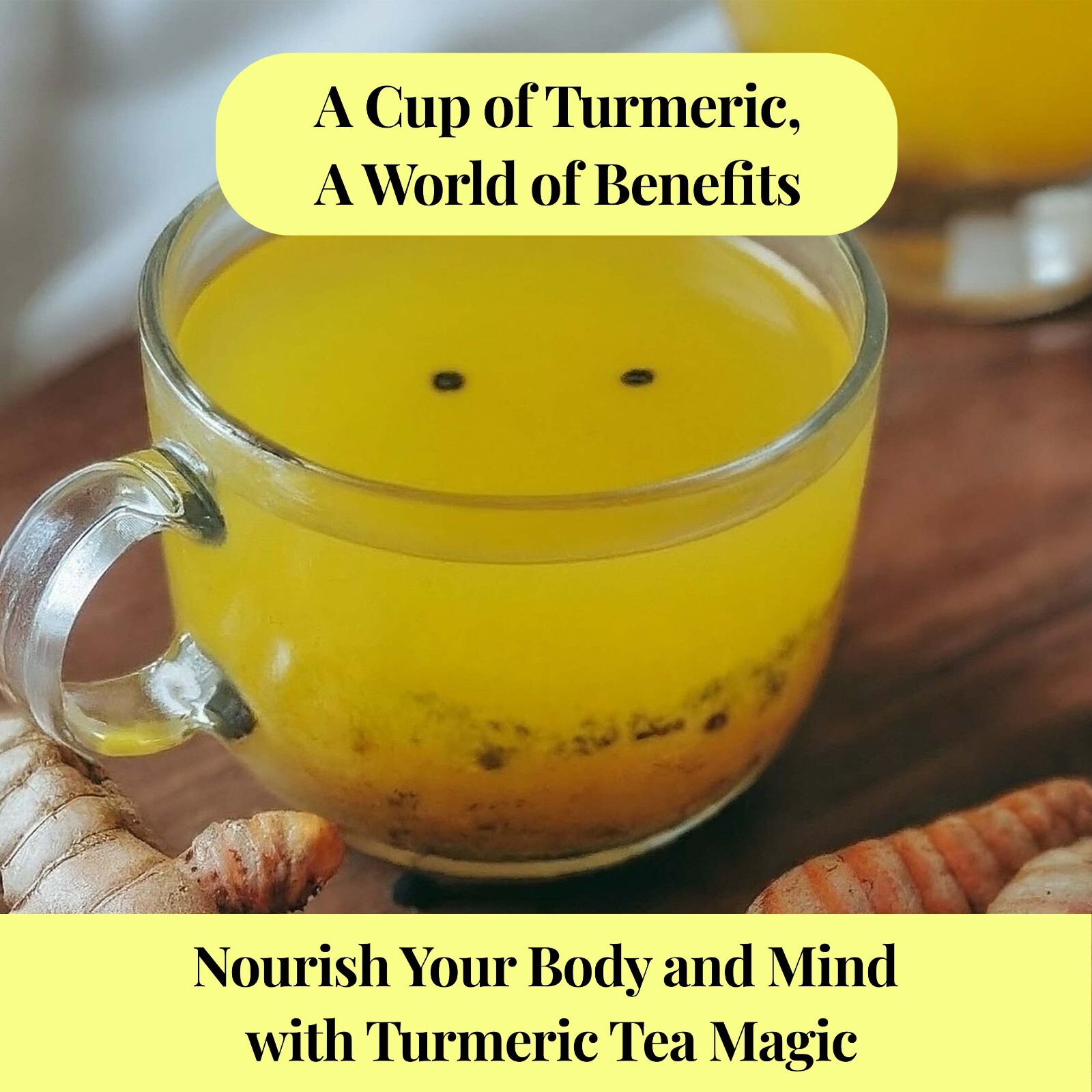 Organic Turmeric Herbal Tea Blend, Tumeric Tea, Te de Curcuma , 75 Tea Bags