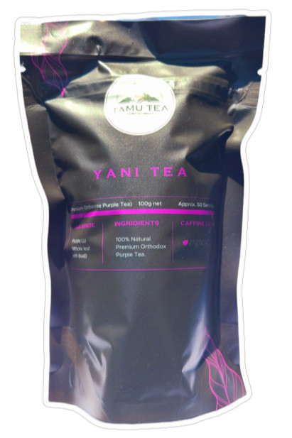 YANI TEA – 100% Natural Premium Orthodox Purple Tea