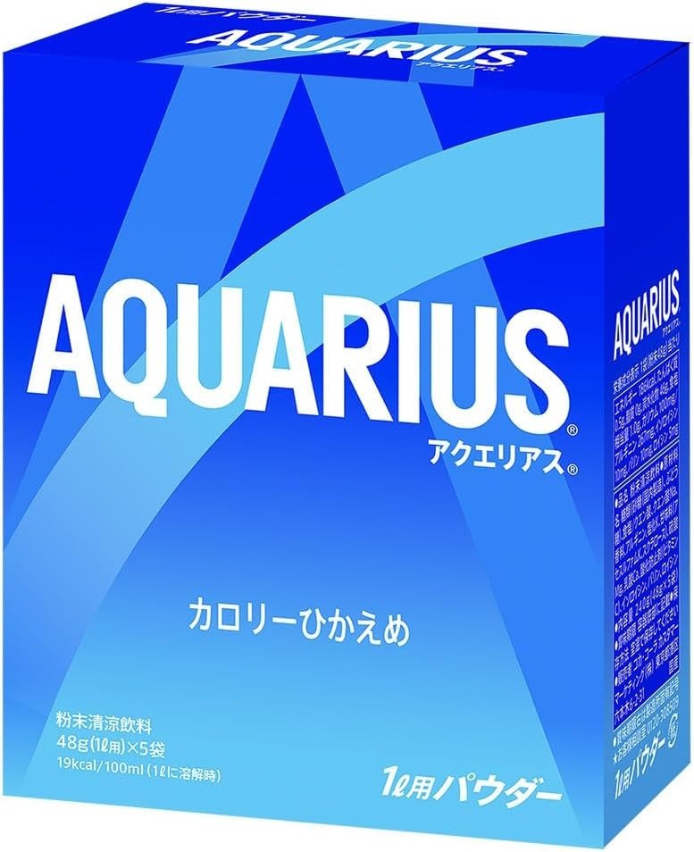 Aquarius Sports Drink Powder 1 box (48g x 5 packs per box) from japan