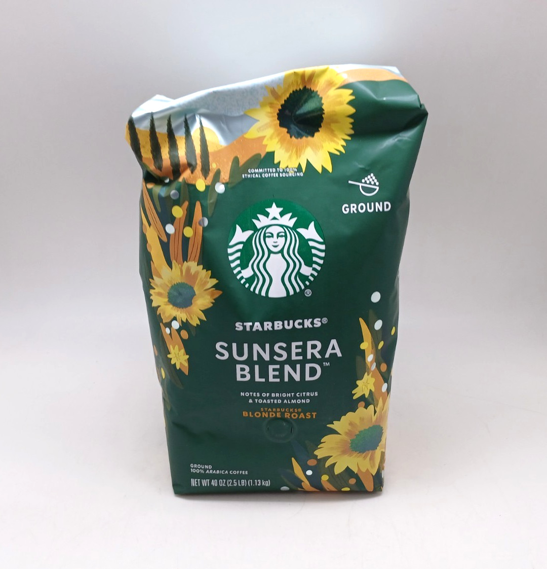 Sunsera Blonde Light Roast Ground Coffee 40oz 2.5lb Bag 100% Arabica Starbucks