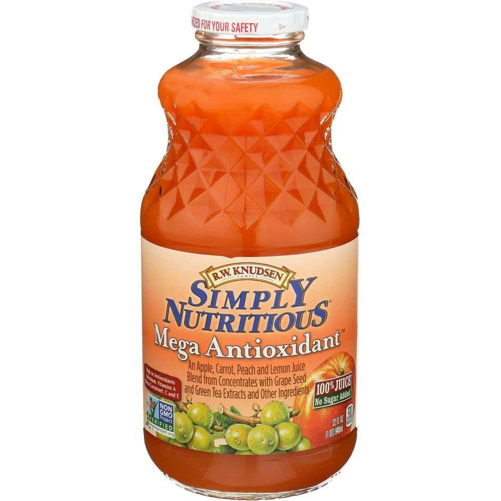 R.W. Knudsen Simply Nutritious Mega Antioxidant Juice 32 Fluid Ounce (Pack of 6)