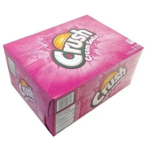 Crush Cream Soda Soft Drink Cans (12pk) 355ml 12 Fl. oz. – FREE SHIPPING