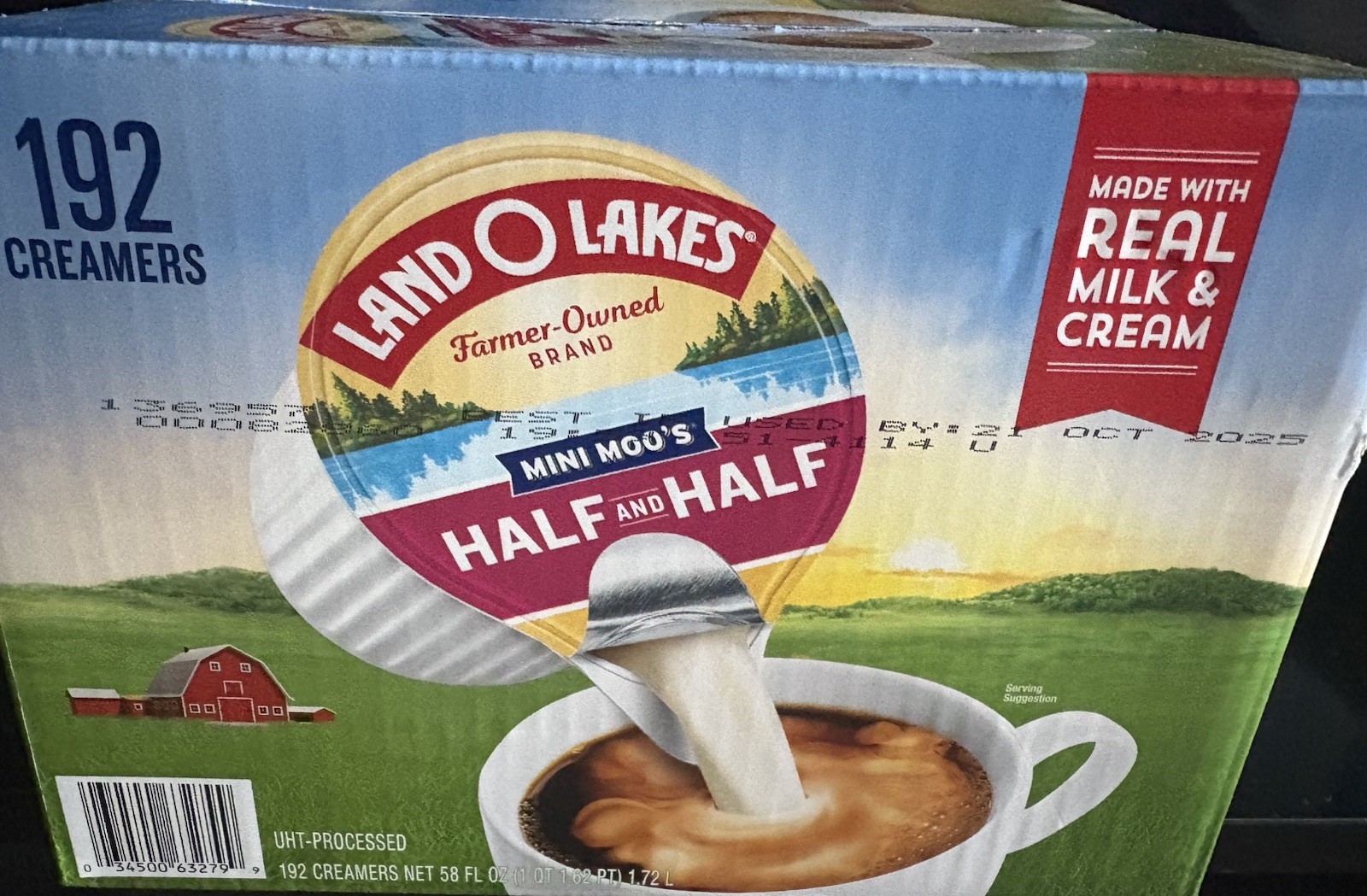 Land O’Lakes Mini Moo’s Half and Half (192 ct.) Made With Real Milk and Cream