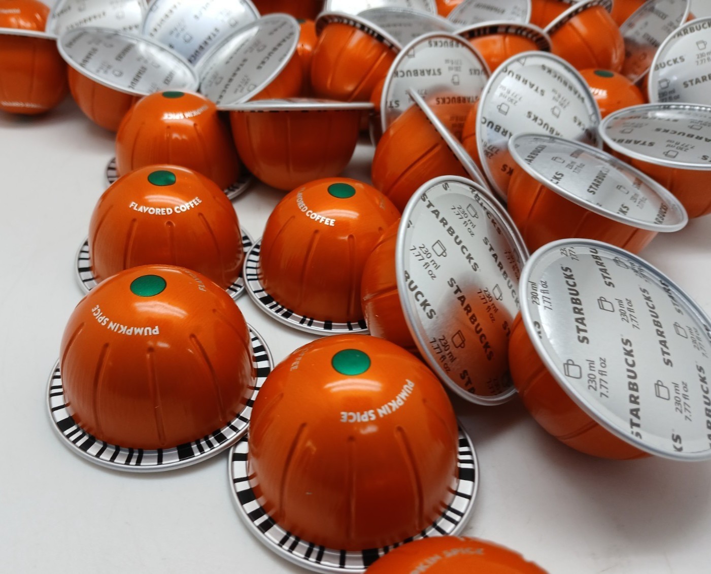 Starbucks Pumpkin Spice Nespresso Vertuoline 48 Coffee Pods Limited Edition