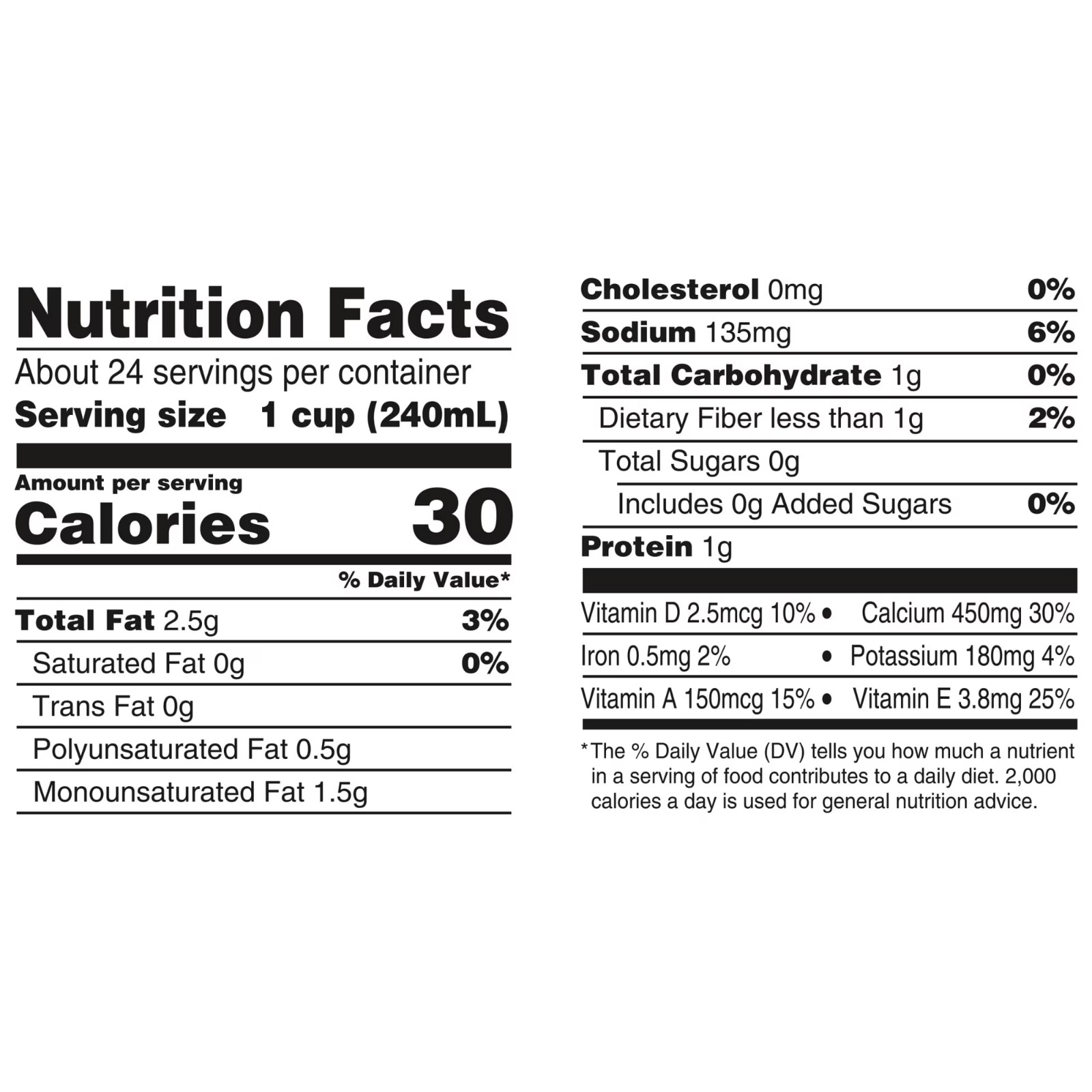 Silk Shelf Stable, Dairy Free, Lactose Free, Gluten Free, Unsweetened Almond…