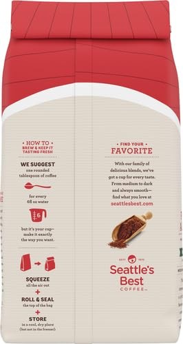 Seattle’s Best Post Alley Dark Roast Ground Coffee, 40 Ounce (20 Ounce x 2 Bags)