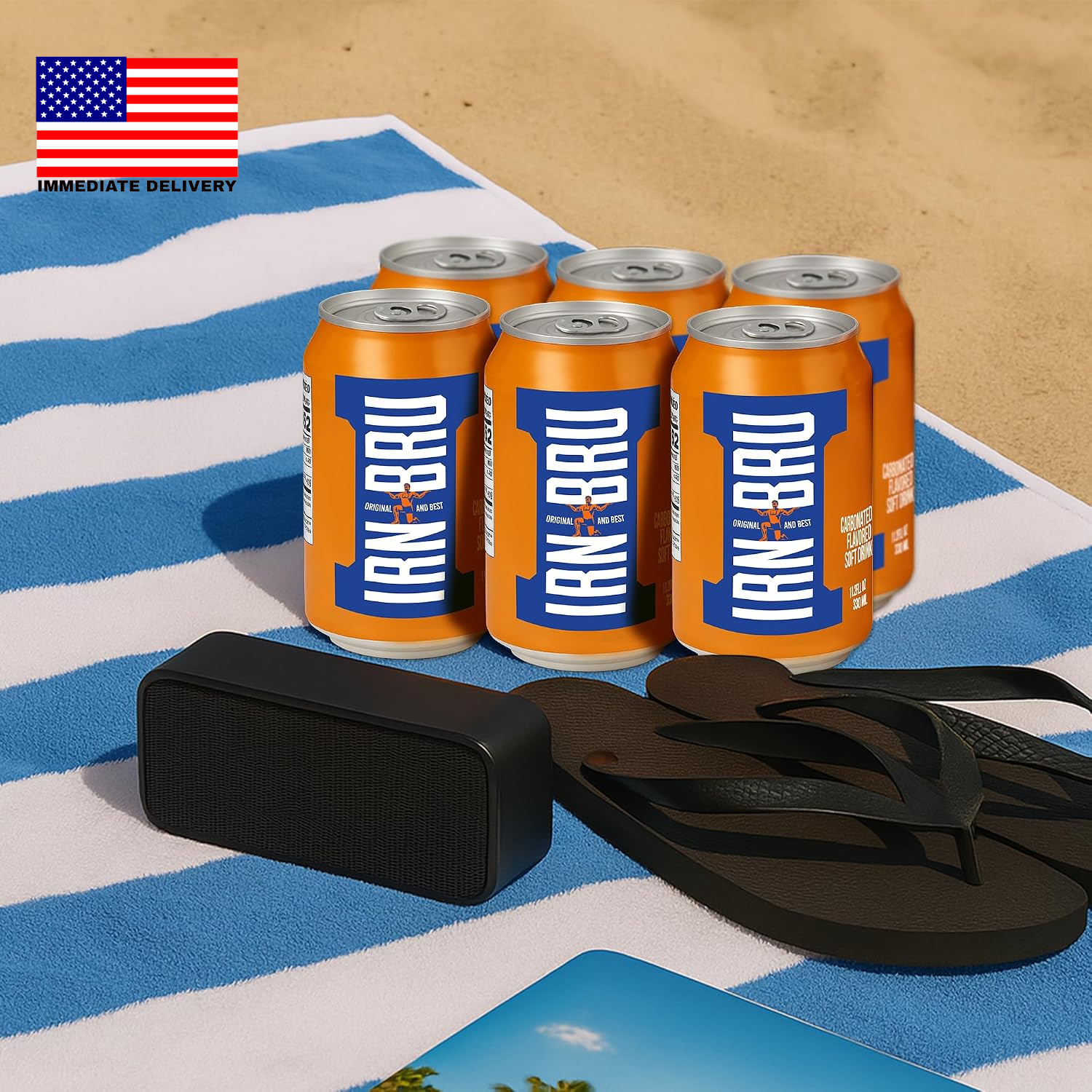 Original Scottish Sparkling Soda, Citrus Flavored Carbonated Drink – Sparkling F