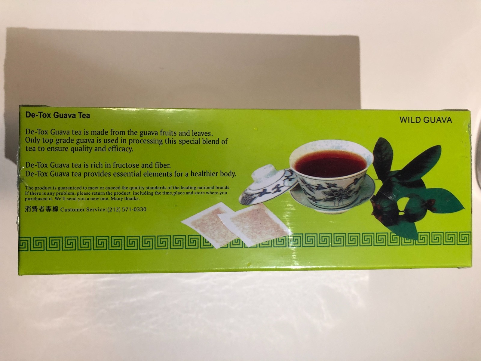 DE-TOX GUAVA TEA – Regulates Blood Sugar 2.5G X 90 TEABAGS FREE SHIPPING
