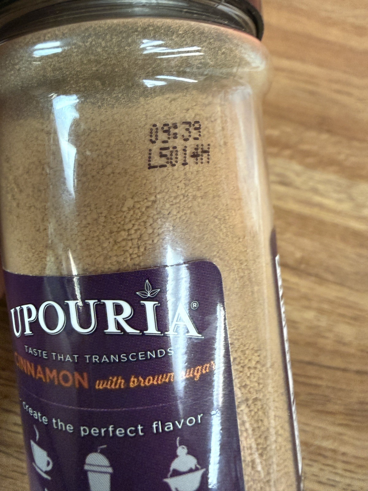 Upouria Cinnamon & Brown Sugar Shakable Barista Topping 5.5 Oz NEW – Two Bottles