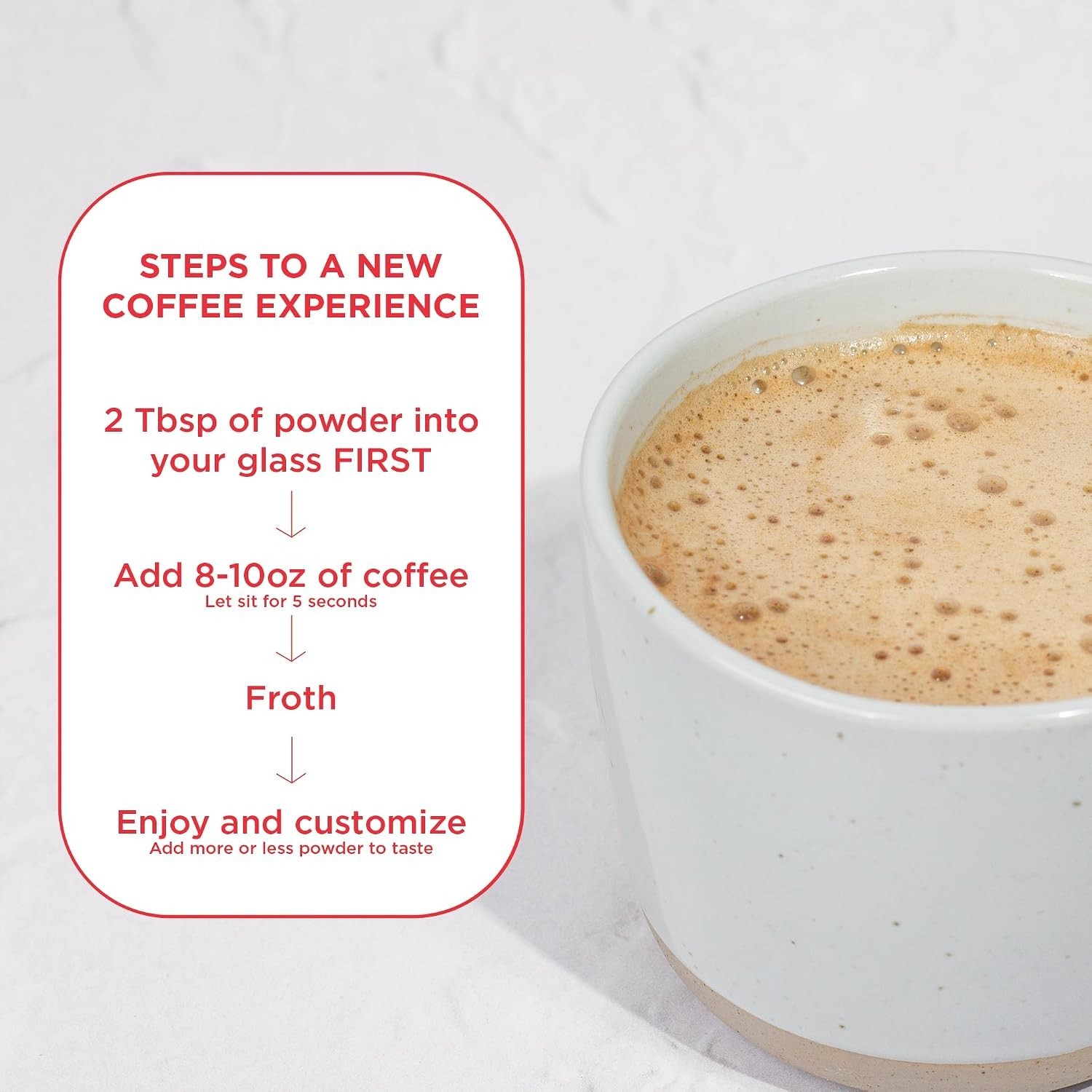 Non-Dairy Superfood Creamer – Coconut Powder Coffee Creamer – Sweet & Creamy – G