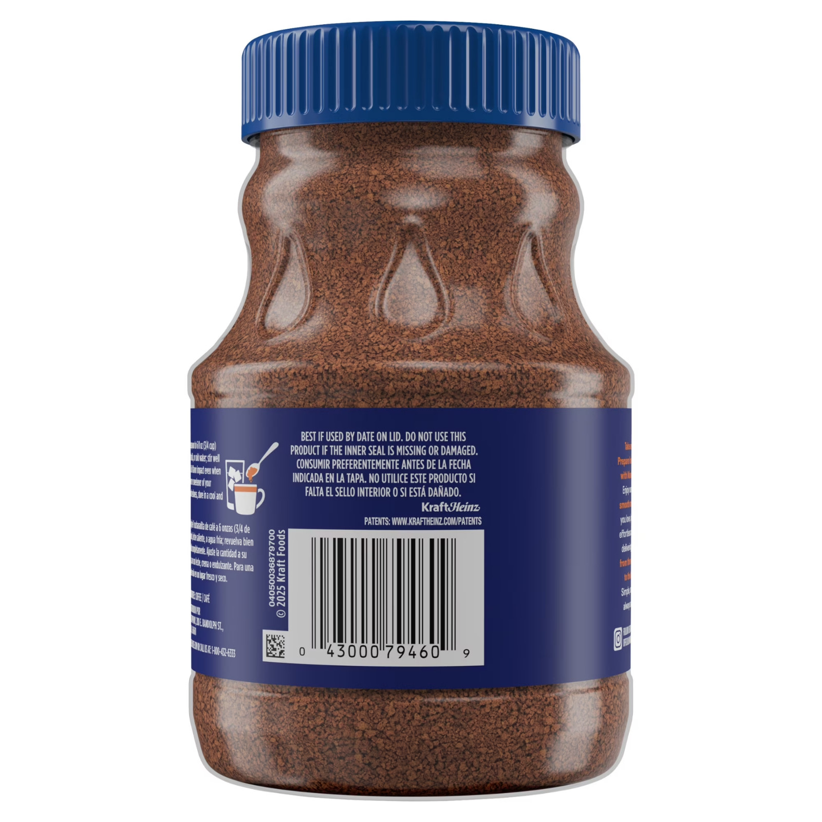 Maxwell House Original Roast Instant Coffee, 8 oz (JAR)