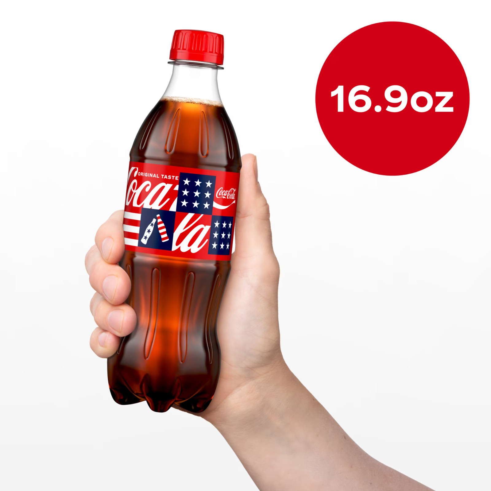 Coca-Cola Original Taste Soda, 16.9 fl. oz. Bottles, 6 Pack
