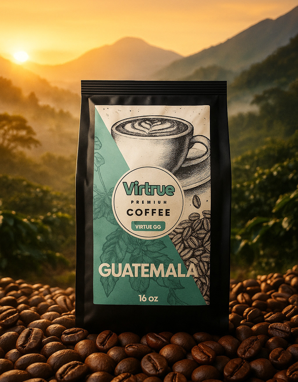 Regular Roast Coffee 16oz – Regular Roast Coffee Bag – Ground Regular Roast