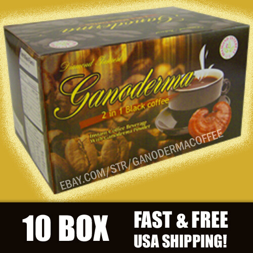 Ganoderma 2 in 1 Black Coffee – 10 Box(200 ct) – Free Shipping