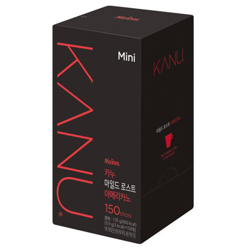 DONGSUH KANU Mini Mild Roast Americano 0.9g x 150 sticks Korean Instant Coffee