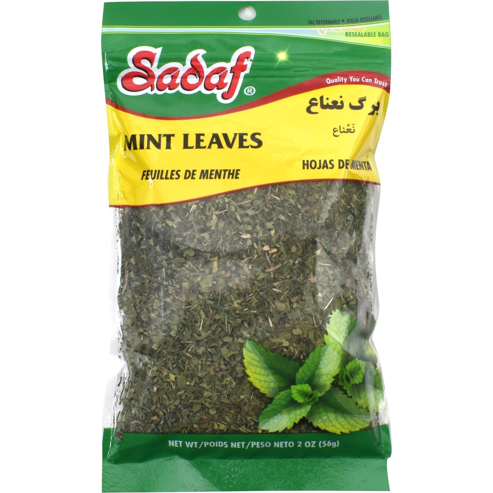 Mint Leaves Cut – Dried mint leaves cut and sifted – Kosher and Halal – No st…