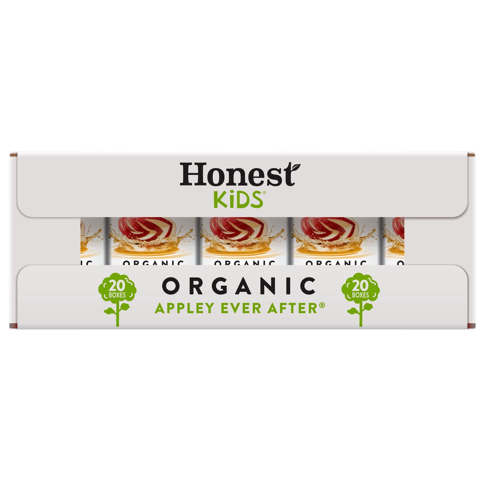 Honest Kids Appley Ever After Organic Juice Drink Cartons, 6 fl oz, 20 Pack