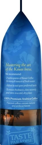 Kauai Hawaiian Ground Coffee, Vanilla Macadamia Nut 10 Ounce (Pack of 1)