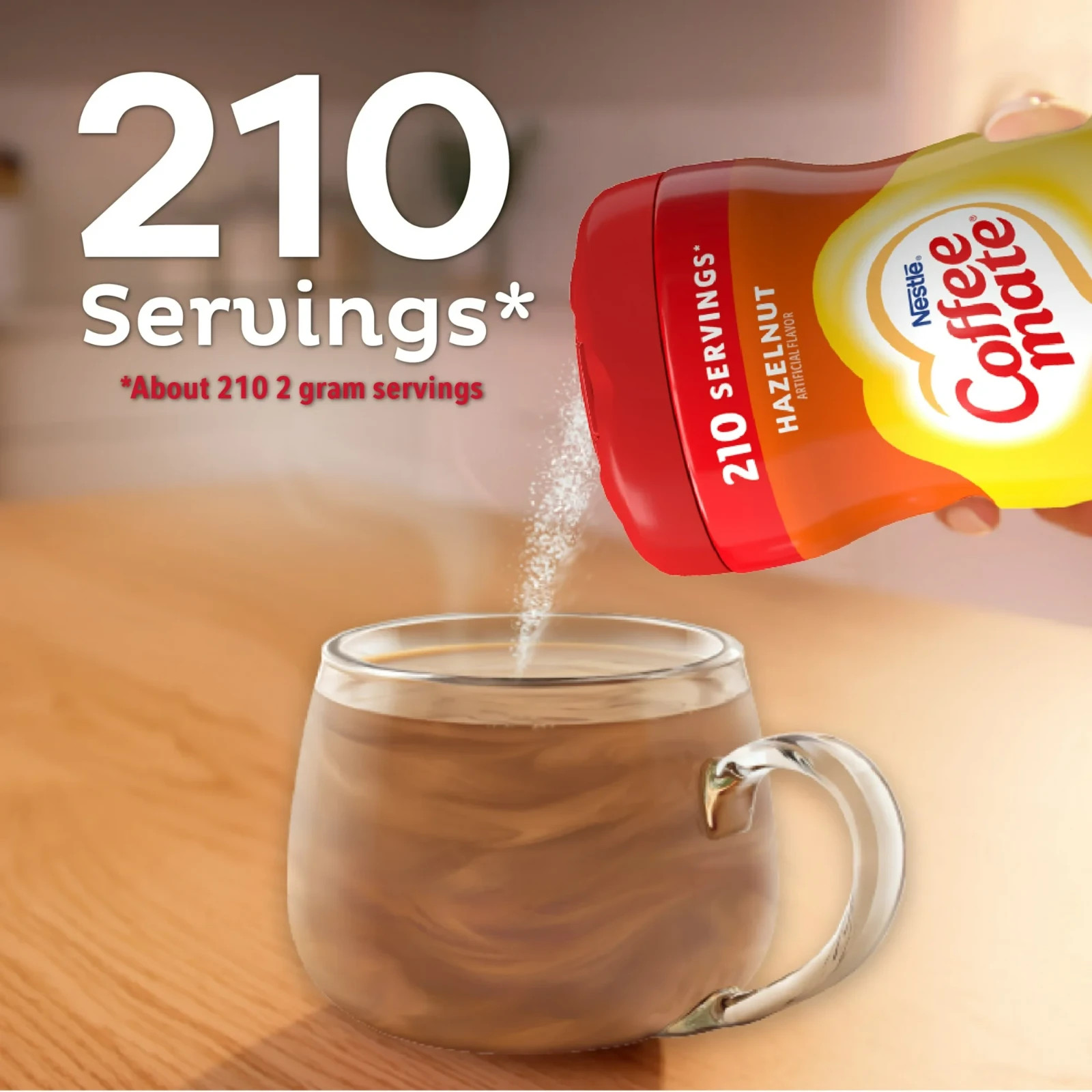 Nestle Coffee Mate Hazelnut Powder Coffee Creamer, 15 oz