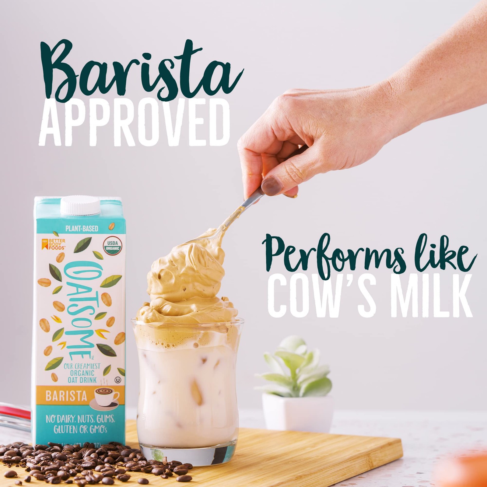 Organic Oat Milk Barista Blend Gluten-Free Dairy-Free 6 Pack 33.8 Fl Oz