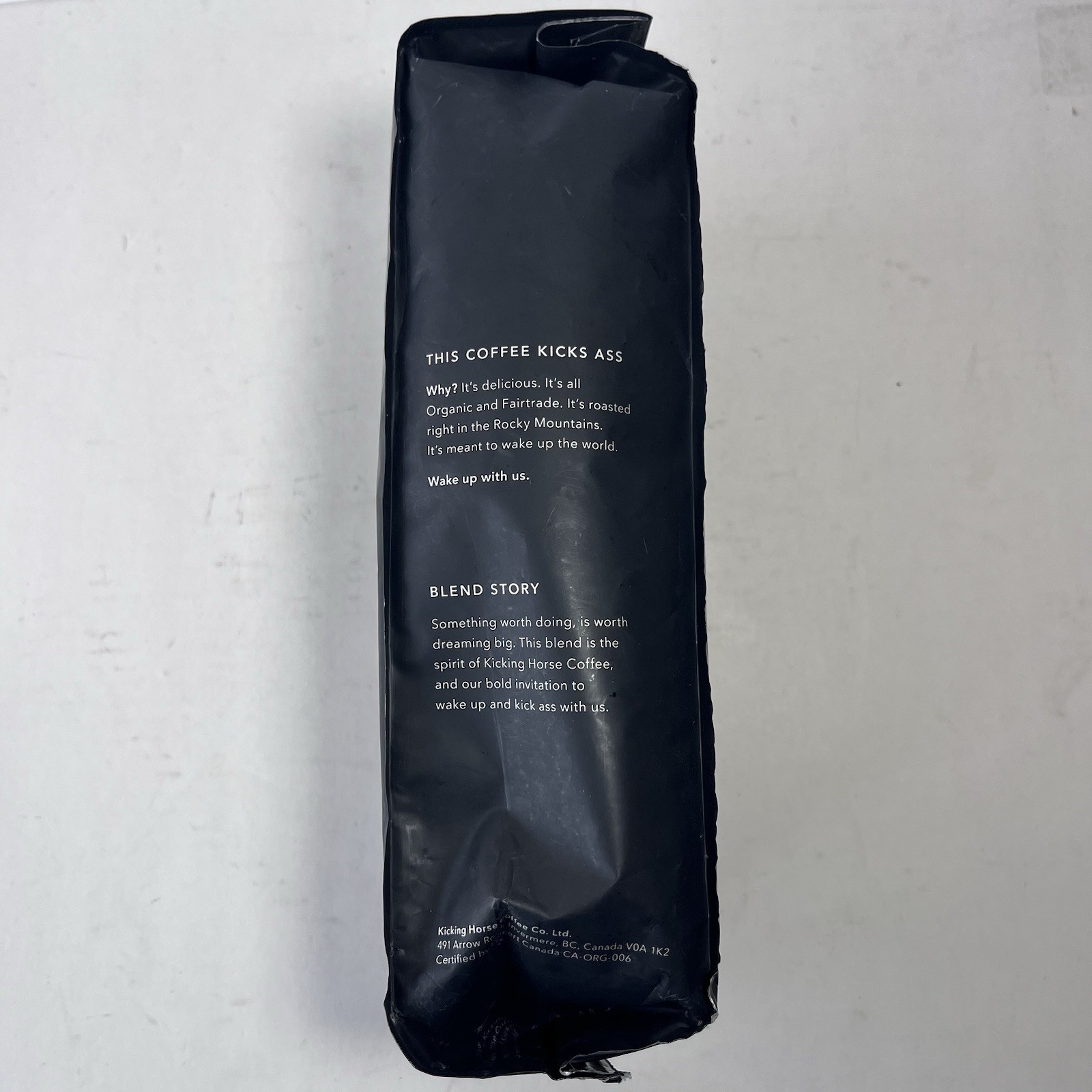 Kicking Horse Kick Ass Coffee Dark Roast Whole Bean 2.2 lb Organic Fairtrade