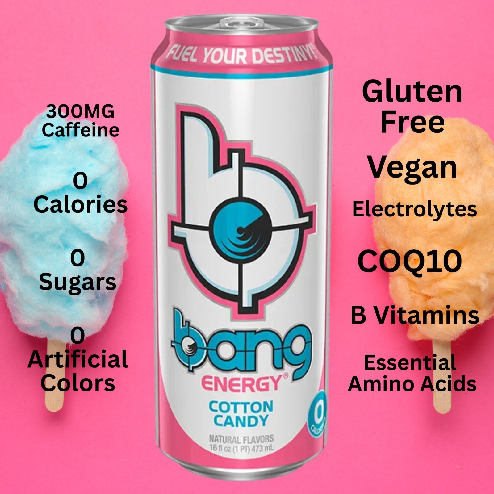 Bang Energy 6‑Flavor Sampler or 12‑Can Variety Pack – American Berry & More
