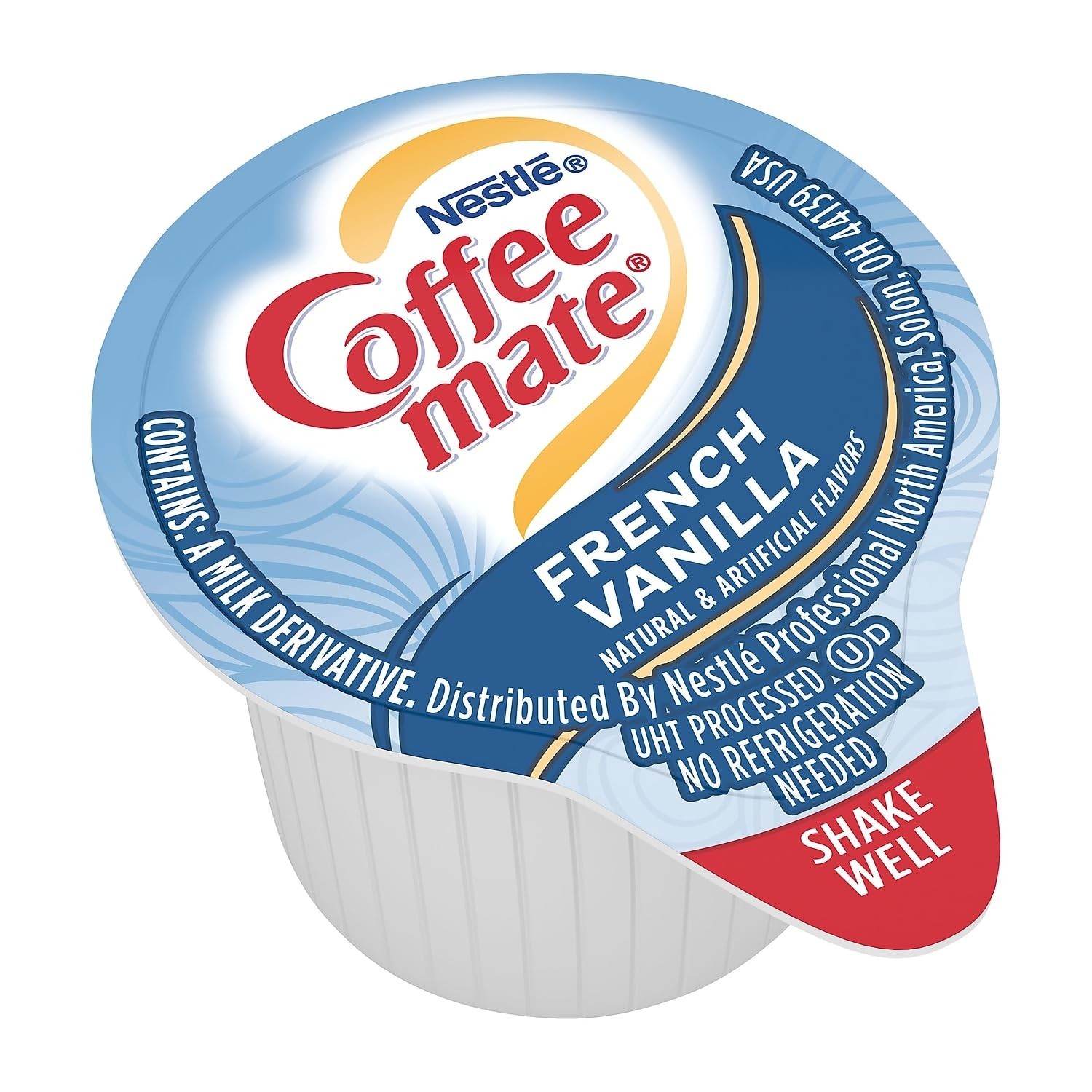 Nestle Coffee mate Coffee Creamer, French Vanilla, Liquid Creamer Singles, Non D