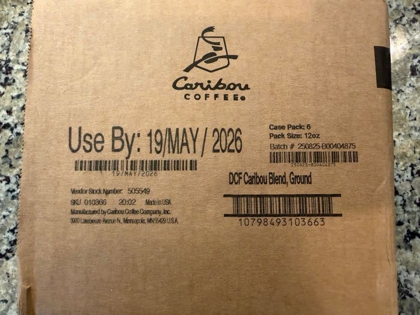 Caribou Coffee Caribou Blend Ground Coffee Medium Roast 6 Bags , MAY/19/2026