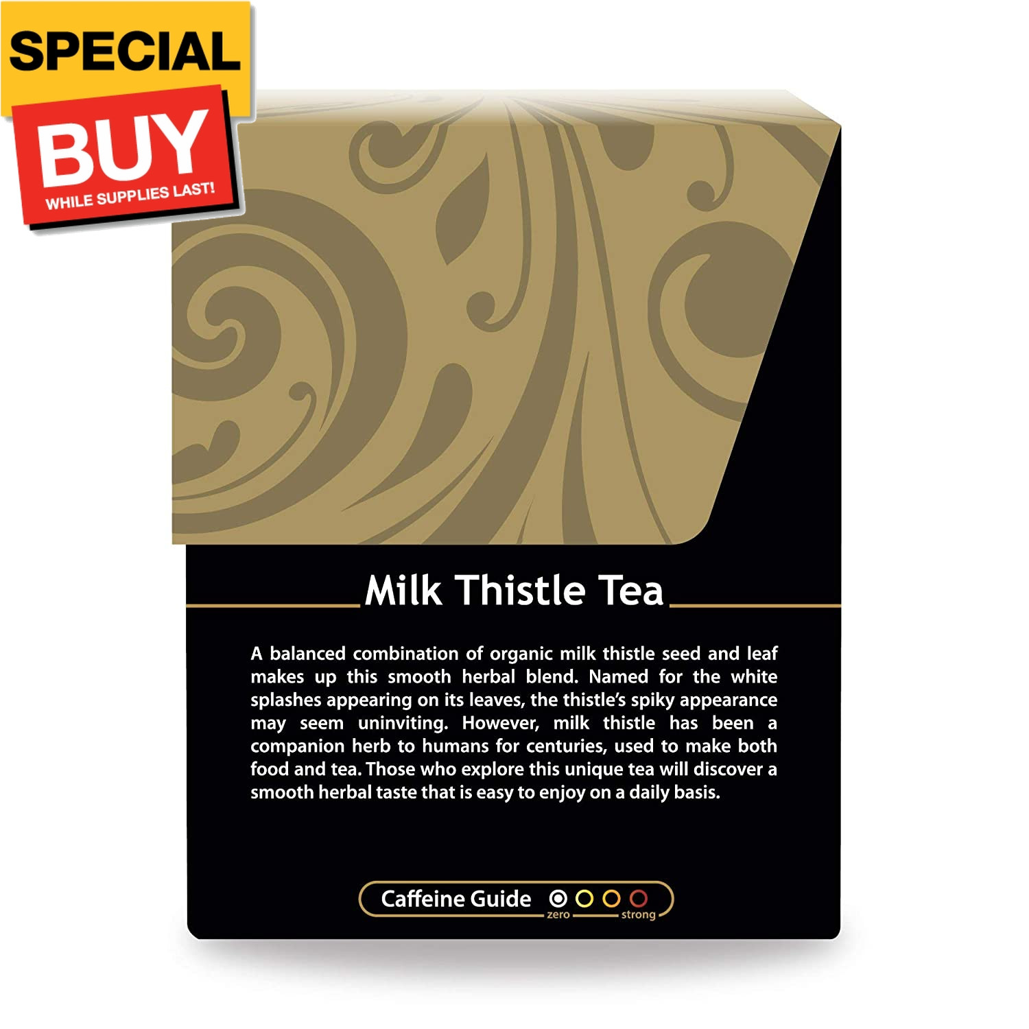 Organic Milk Thistle Tea – OU Kosher, USDA Organic, CCOF Organic, 18 Bleach-Free