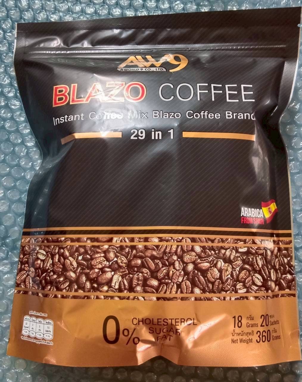 10x BLAZO COFFEE INSTANT MIX 29 in 1 Weight Management Low Fat Detox Diet
