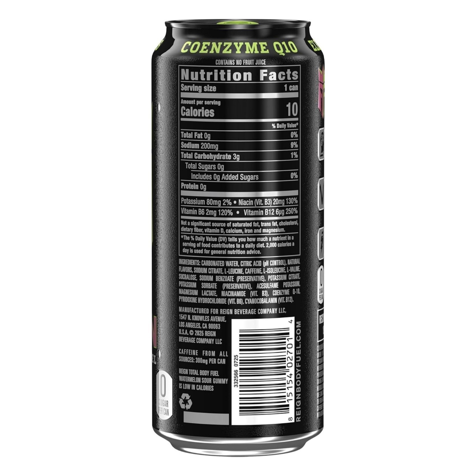 Reign Energy Drink 6 Flavor Variety Pack – 6 Can Sampler or 12 Can Mixed Pack