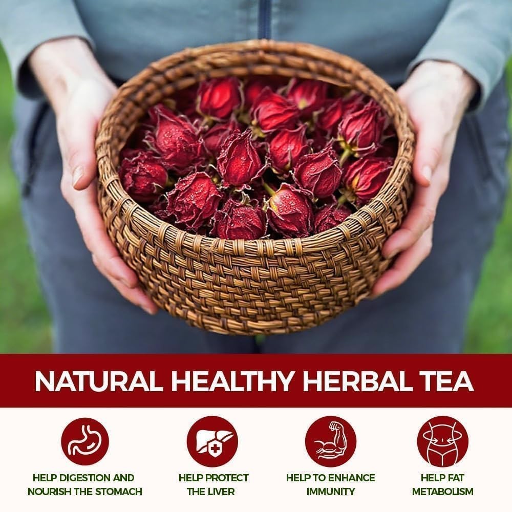 Premium 80 Hibiscus Flower Tea Bags (Flor De Jamaica) – 100% Natural, Tart & Ref