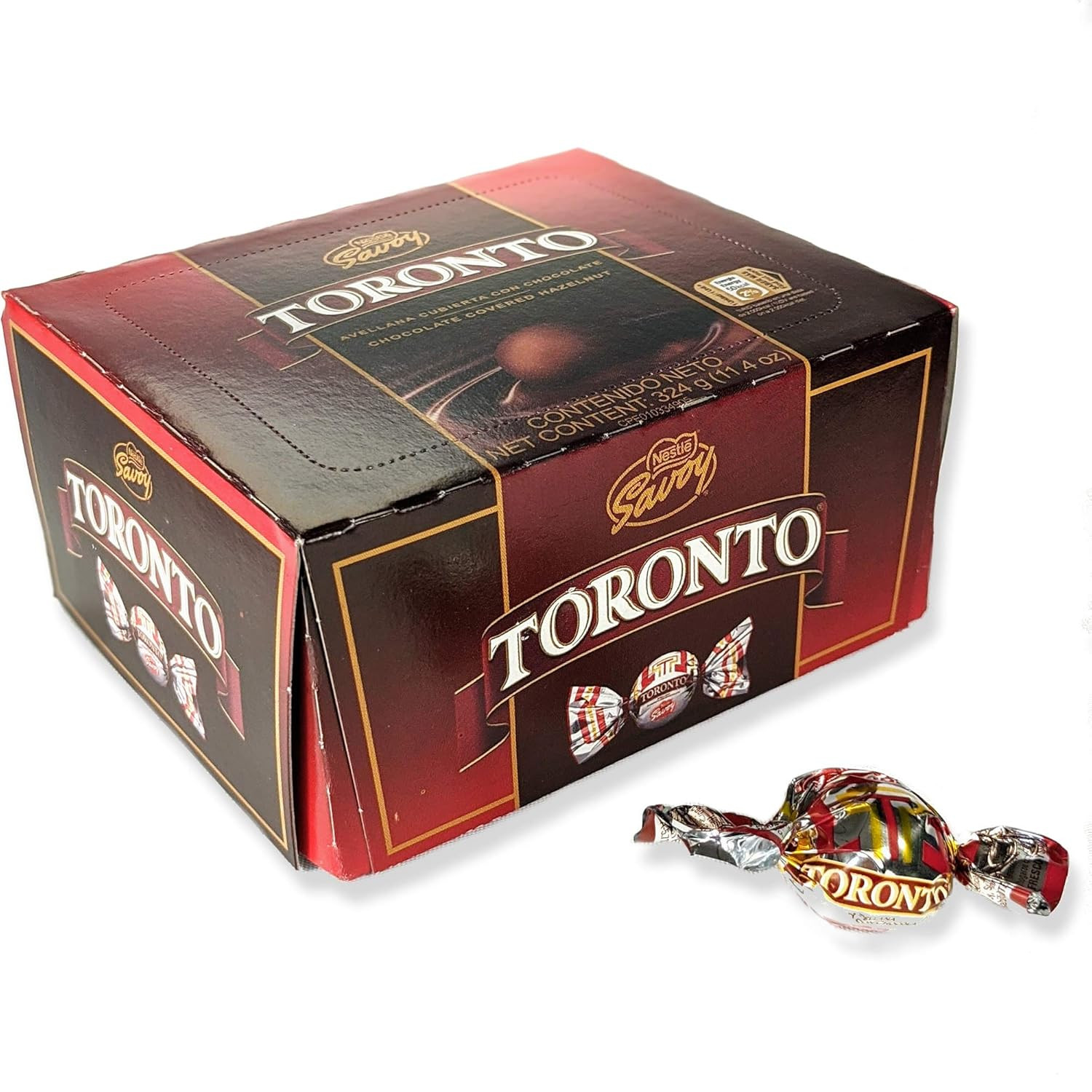 Savoy Toronto Chocolate Covered Hazelnut Savoy 36 Unit NET Wt 324G