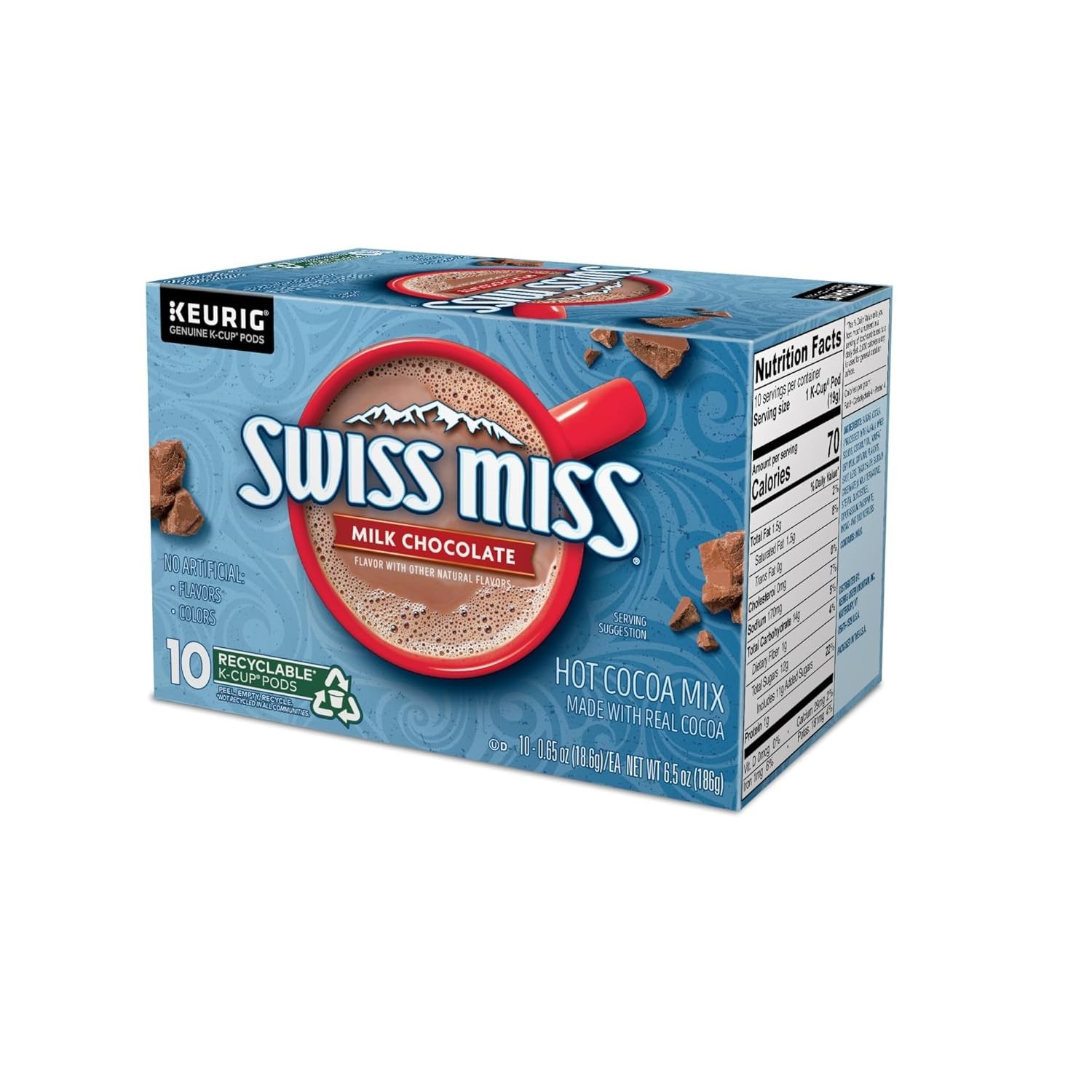 Single-Serve Milk Chocolate Hot Cocoa Pods, 60 Count, Sweet Treat Anytime