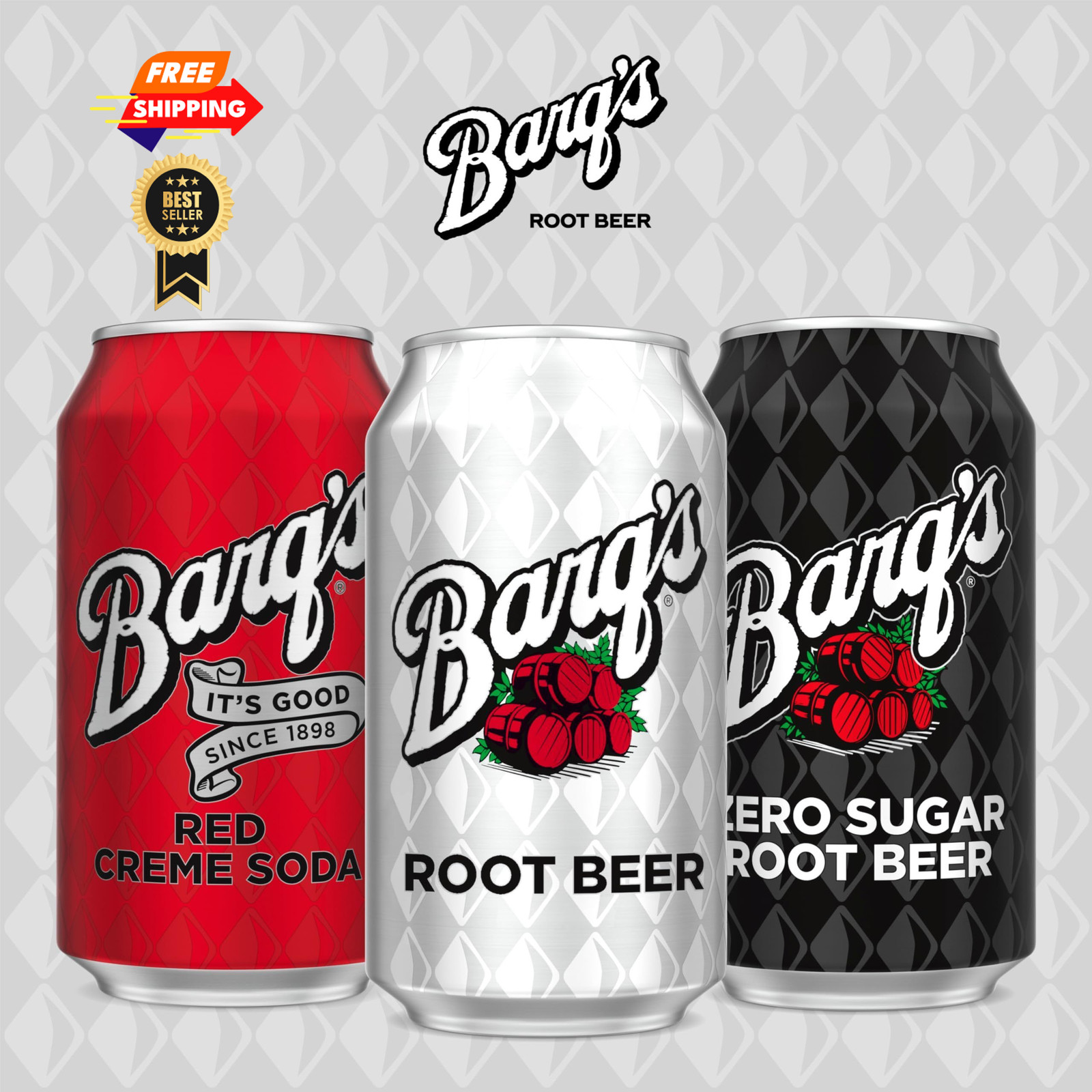 Barq’s Root Beer, 12 Fl Oz Cans, 12 Pack 12 (Pack of 12)