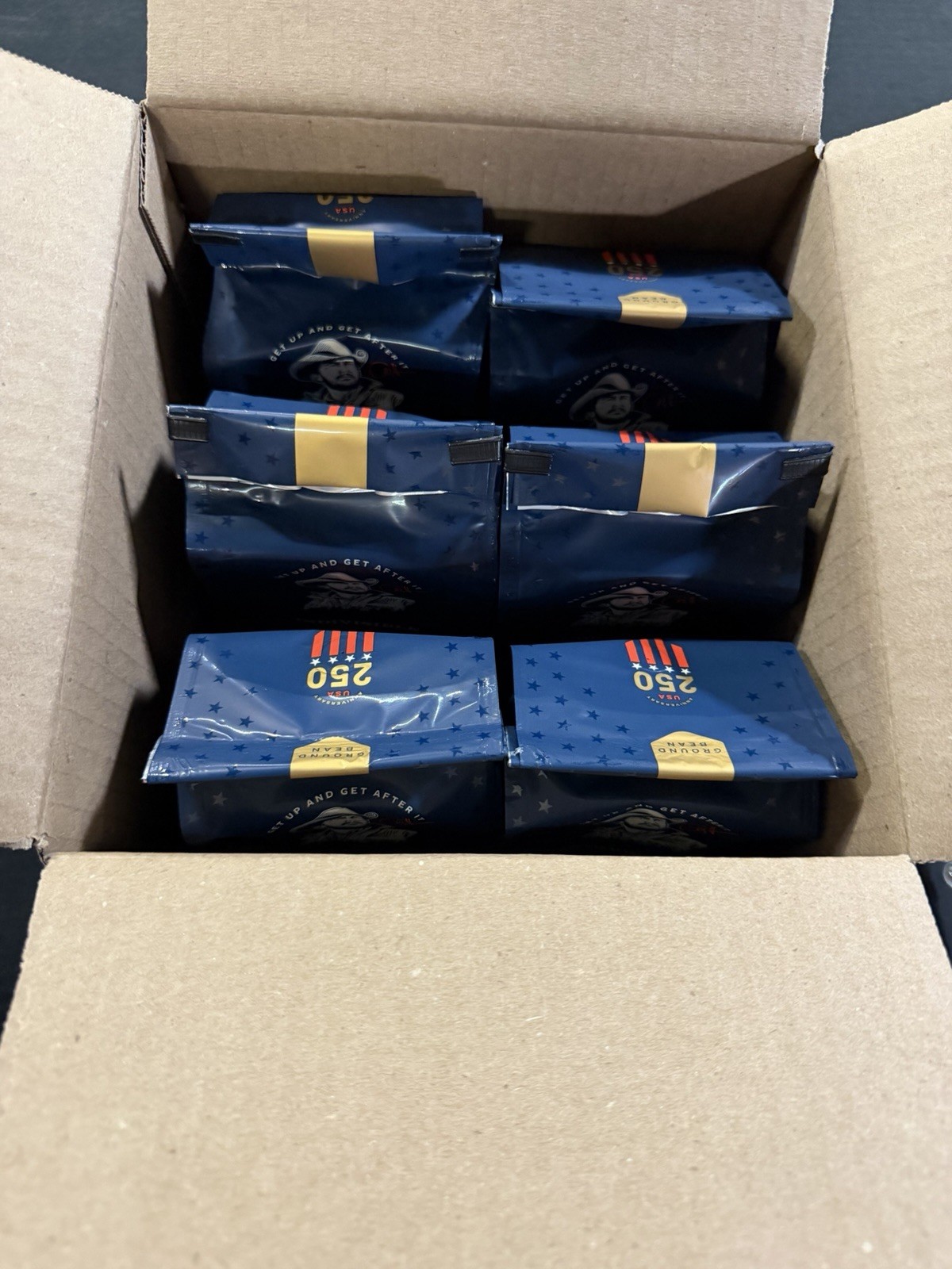 Box Of Free Rein Indivisible Medium Roast 6/12 Oz 100% Arabica Ground Coffee